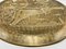20th Century Egyptian Handmade Brass Decorative Wall Plate, Image 5