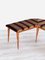 Bench in Wood and Fabric, 1960s 6