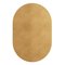 Tapis Oval Gold #11 Modern Minimal Oval Shape Touffeté à la Main par TAPIS Studio 1