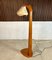 Large Sculptural Anthroposophical Wood and Parchment Arc Floor Lamp, Dornach, Germany, 1950s, Image 15