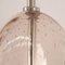 Lámpara de cristal de Murano dorado, años 80, Imagen 8