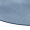 Tapis Oval Grey Blue #13 Modern Minimal Oval Shape Hand-Tufted Rug by TAPIS Studio 2