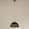 Vintage Suspension Lamp in Intense Black Murano Glass, 1980s 4