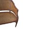 Vintage Zwei-Sitzer Armlehnstuhl aus Bambusimitat 4