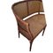 Vintage Zwei-Sitzer Armlehnstuhl aus Bambusimitat 6