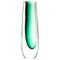 Glass Vase in Green by Vicke Lindstrand, 1960s, Image 1