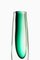 Glass Vase in Green by Vicke Lindstrand, 1960s 2
