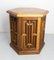 French Nightstand in Exotic Wood and Iron, 1960 4