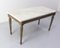French Louis XVI Painted Wood and Marble Top Coffee Table 2