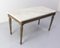 French Louis XVI Painted Wood and Marble Top Coffee Table, Image 2