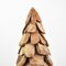 Handgeschnitzter rustikaler Weihnachtsbaum aus Holz 2
