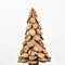 Hand Carved Rustic Wooden Christmas Tree, Image 1