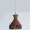 Brown Ceramic Pendant Light, 1970 13