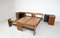 Artona Bed with Nightstands by Afra and Tobia Scarpa for Maxalto, 1970s, Set of 3, Image 2