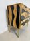 Vintage Italian Bamboo and Brass Chest 2