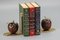 Vintage Brass and Wooden Apples Bookends, 1970s, Set of 2 7