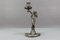 French Art Nouveau Pewter Candlestick with Lady Sculpture, 1920s 16