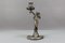 French Art Nouveau Pewter Candlestick with Lady Sculpture, 1920s, Image 16