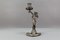 French Art Nouveau Pewter Candlestick with Lady Sculpture, 1920s 4