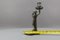 French Art Nouveau Pewter Candlestick with Lady Sculpture, 1920s, Image 13