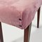 Italian Modern Footstool in Wood and Pink Velvet, 1960 10