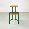 Italian Chair in Green Metal by Tito Agnoli, 1960, Image 5