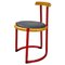 Italian Chair in Red Metal by Tito Agnoli, 1960, Image 1