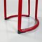 Italienischer Stuhl aus rotem Metall von Tito Agnoli, 1960 11