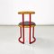 Italian Chair in Red Metal by Tito Agnoli, 1960 6