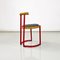 Italian Chair in Red Metal by Tito Agnoli, 1960 5