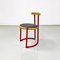 Silla italiana de metal rojo de Tito Agnoli, 1960, Imagen 2