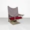 Italienischer AEO Sessel aus Kunststoff & Stoff Stahl von Paolo Deganello für Cassina, 1973 2