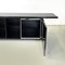 Italian Modern Black Sideboard by Stoppino and Acerbis for Acerbis, 1980s 8