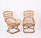 Mid-Century Italian Wicker and Rattan Armchairs by Tito Agnoli, 1960s, Set of 2 14