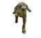 Art Deco Spelter Bonzed Representation of Bloodhound in Marble Base from Berni, 1920s 5