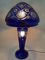 Bohemian Crystal Mushroom Lamp, 1980s 4