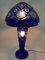 Bohemian Crystal Mushroom Lamp, 1980s, Image 4