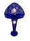 Bohemian Crystal Mushroom Lamp, 1980s 3