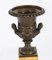 Urnes Campana Antique en Bronze et en Marbre de Sienne, 1800s, Set de 2 5