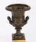 Antique Bronze and Siena Marble Campana Urns, 1800s, Set of 2 4