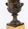 Antique Bronze and Siena Marble Campana Urns, 1800s, Set of 2, Image 17