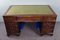 English Style Chesterfield Desk Inlaid with Green Leather, Image 7