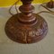 Teak Table Lamp with Carvings, 1960s 5