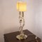 Lámpara de mesa italiana vintage con colgantes Swarovski, años 90, Imagen 12
