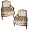Vintage English Armchairs with Plags, Set of 2, Image 1