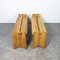 Pine Sculptural Benches by Gilbert Marklund for Furusnickarn Ab, 1970s, Set of 2 5