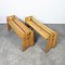 Pine Sculptural Benches by Gilbert Marklund for Furusnickarn Ab, 1970s, Set of 2 6