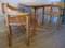 Chaises et Table d'Appoint Elbow en Pin Patiné par Rainer Daumiller pour Hirtshals Sawmill, 1960s, Set de 3 3