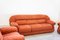 Vintage Three-Seater Sofa and Armchairs, 1970, Set of 3 18