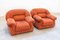 Vintage Three-Seater Sofa and Armchairs, 1970, Set of 3 16